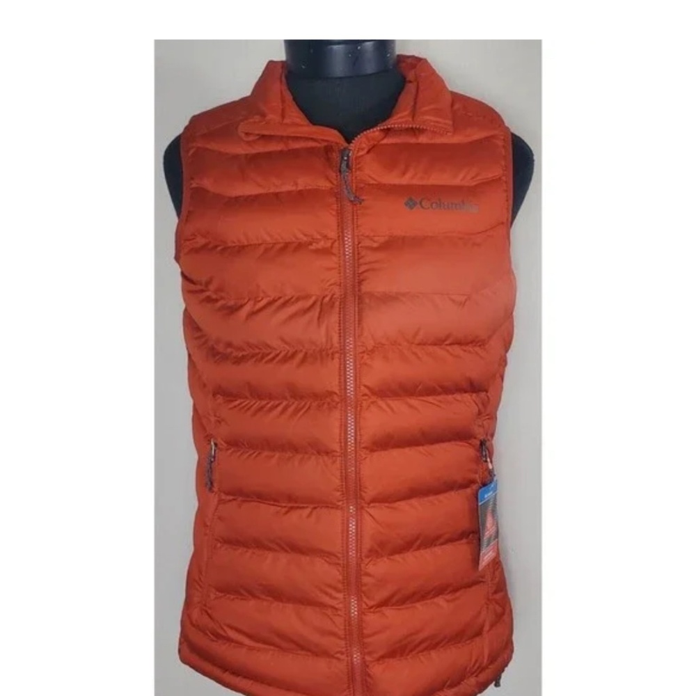 Columbia Men's Vibrant Orange Quilted Vest